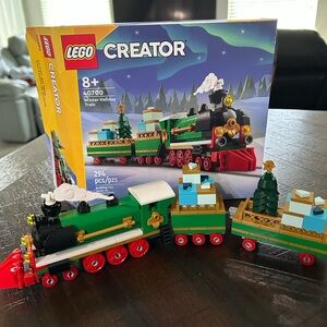 Lego Red and Green Classic Train Building Set